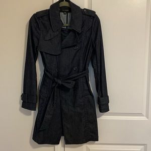 Ann Taylor denim trench
